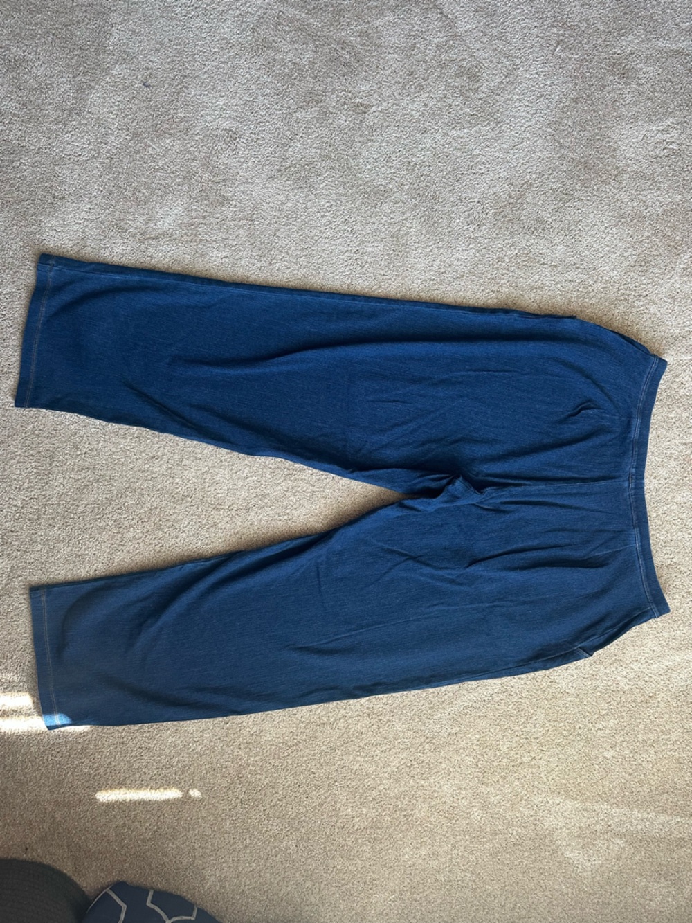 L.L. Bean Denim Pants with Contrast Stitching - Picture 3 of 4